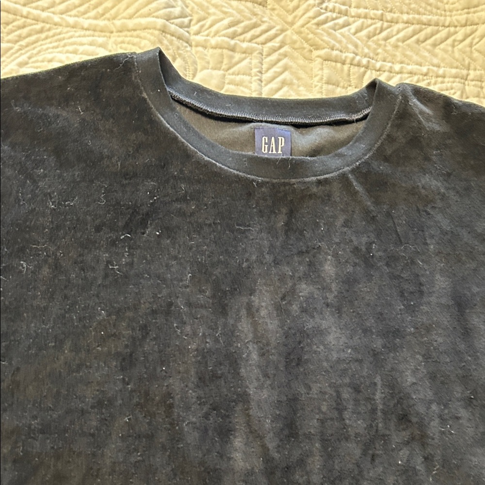 GAP Charcoal Velvet Tee